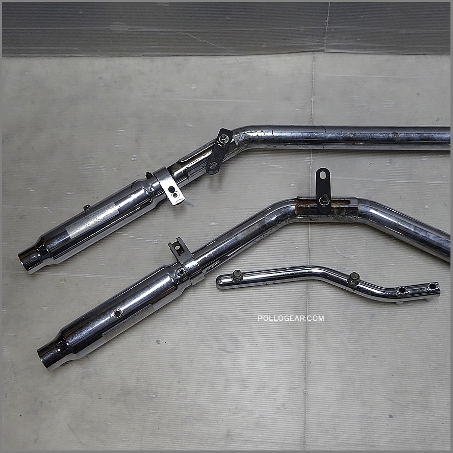 PAUGHCO パウコ 29-0088 アップスイープ マフラー　ショベル 70-84 ショベルヘッド<BR>パウコ製 アップスイープ マフラー ショー