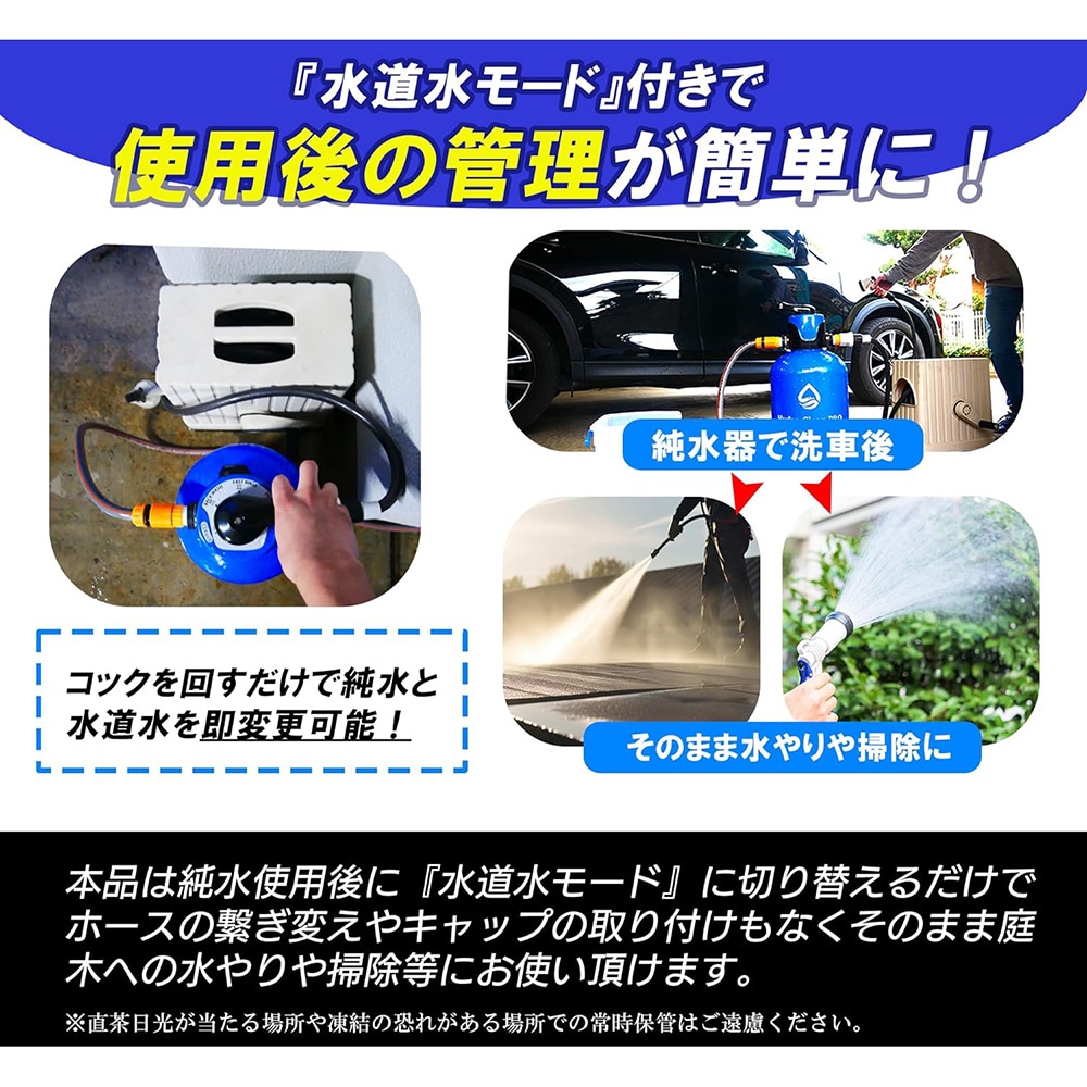 HydroCleanPRO 洗車用純水器スターターセット
