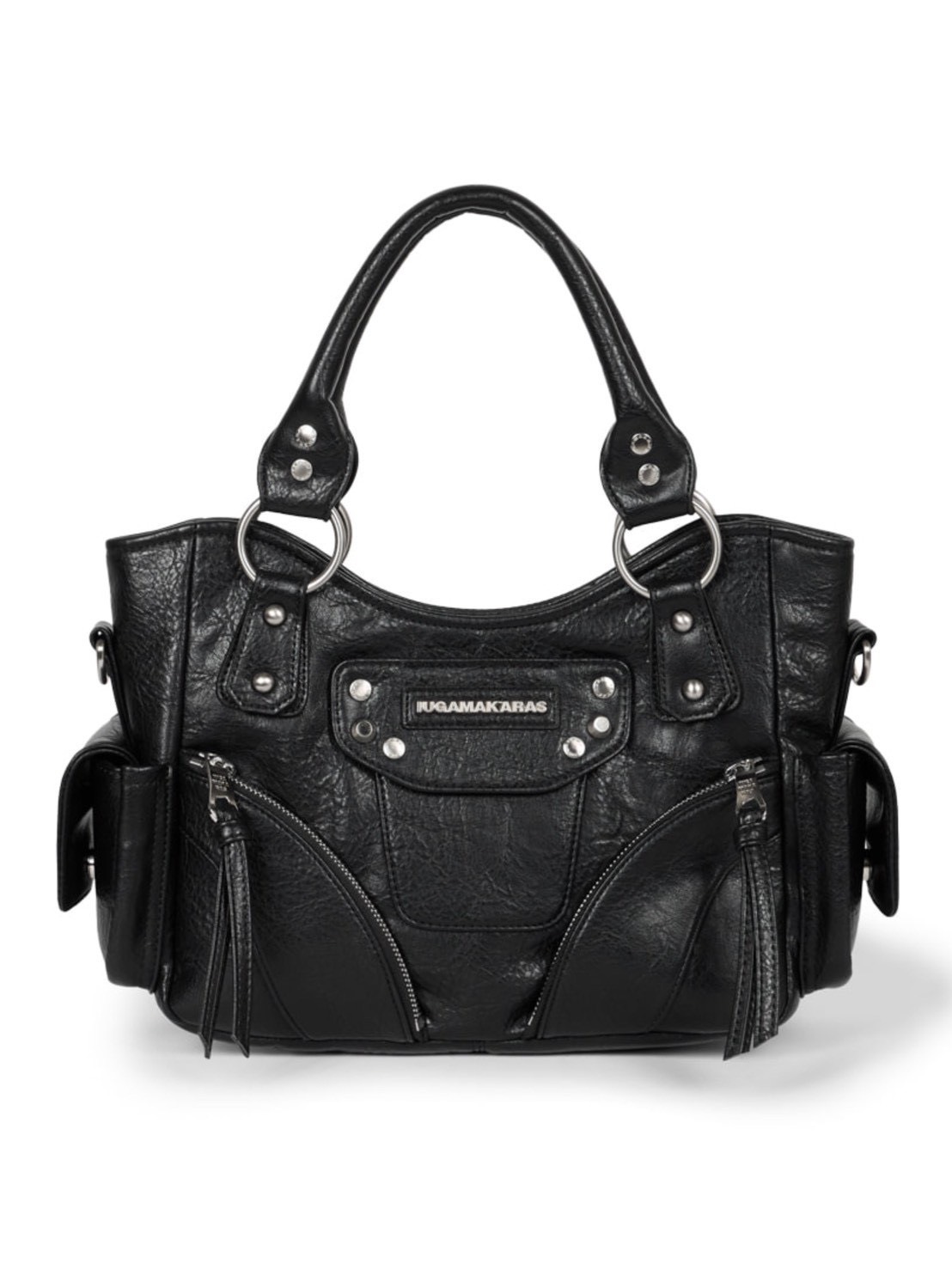 IUGAMAKARAS】Studded Leather Mini Shoulder Bag | OUR BRAND