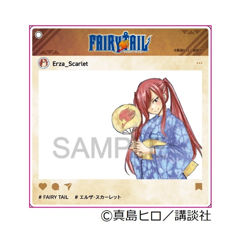 FAIRY TAIL SNS風アクリルキーホルダー エルザ グッズ