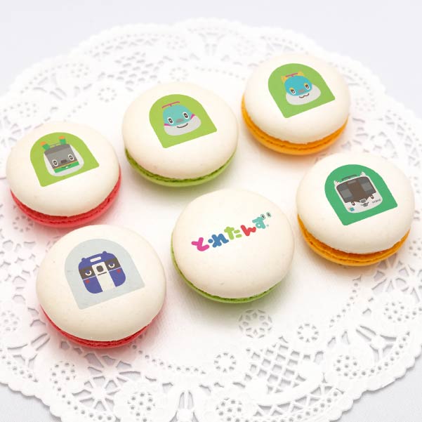 プリマカロン6個セット（E5 はやぶさくん&E233しょうなんしんじゅく