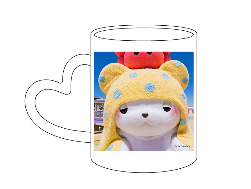 推しキャラ工房】まるもふびより まぶしい 【ハンドタオル・キャンバス