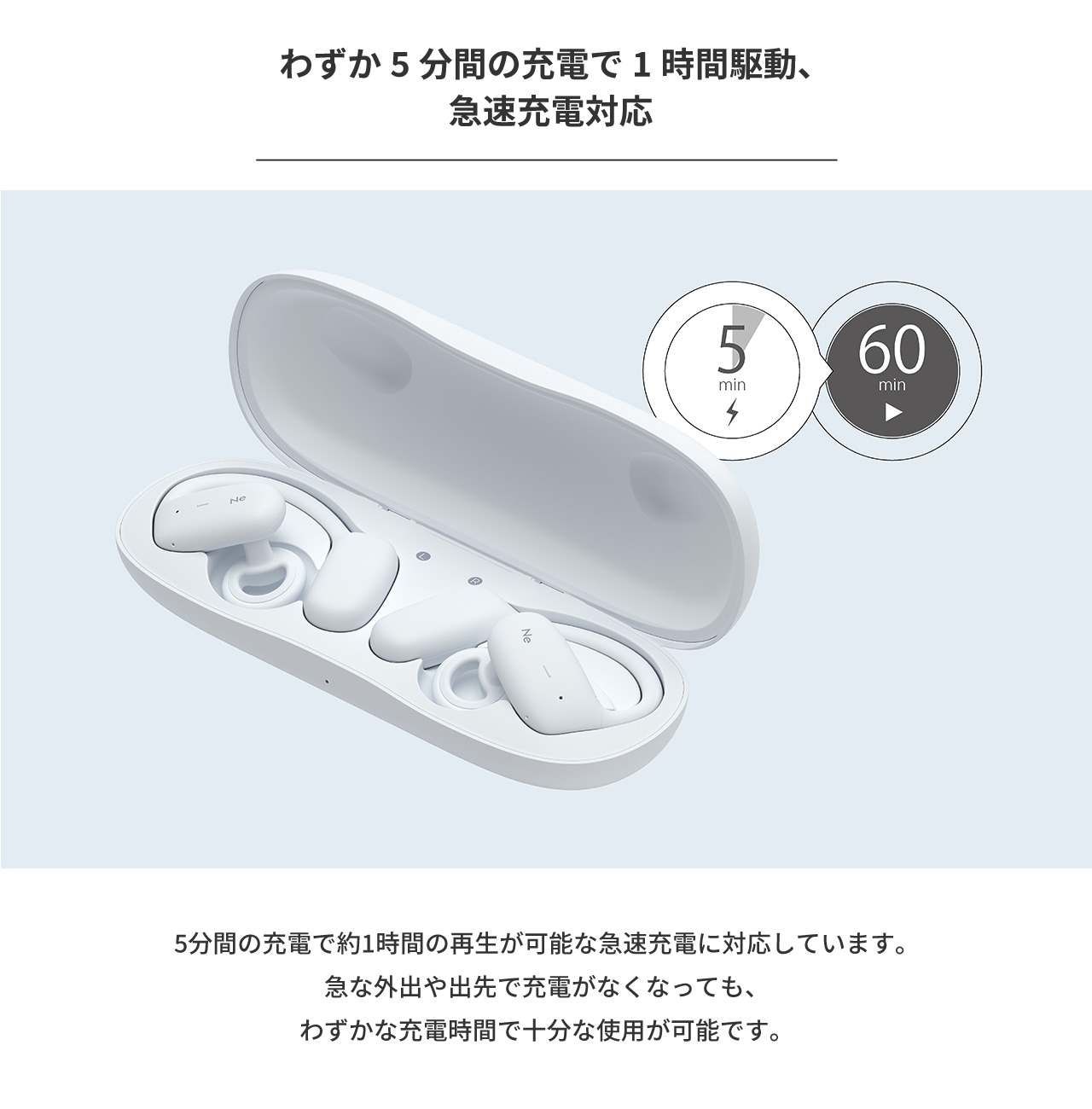 HP-B100BT Beethoven 完全ワイヤレス骨伝導イヤホン | イヤホン