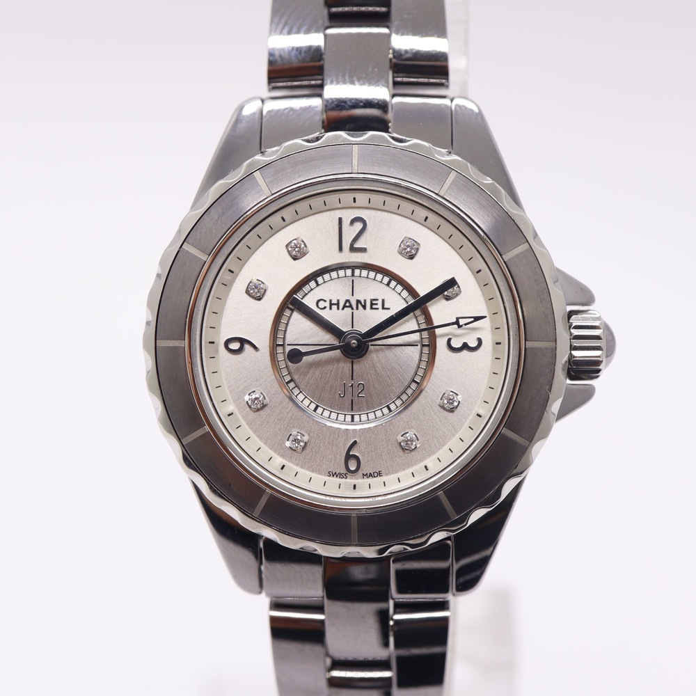 CHANEL】シャネル H3401 J12 クロマティック 8Pダイヤ レディース