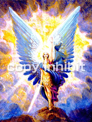 ○青い翼の大天使ミカエル | アート | レインボーエンジェルズ