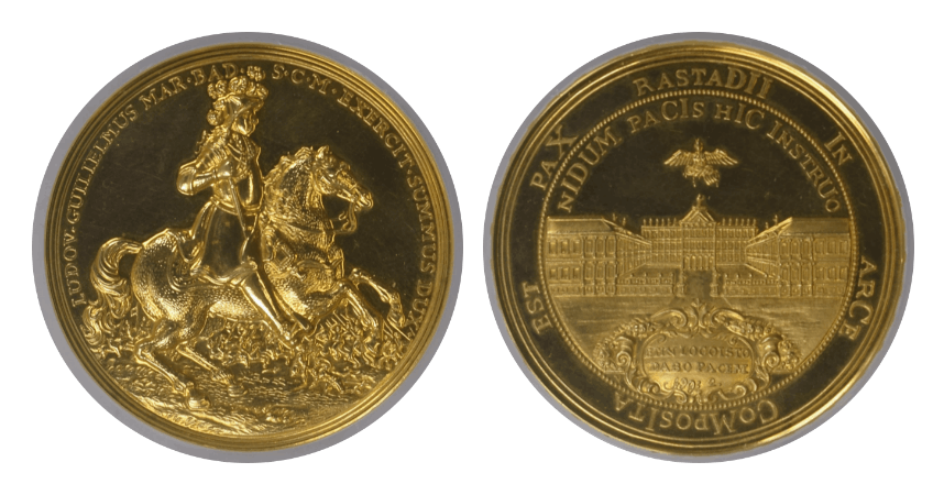 MS63 PL】1955年 ドイツ バーデン ルートヴィッヒ・ヴィルヘルム 生誕