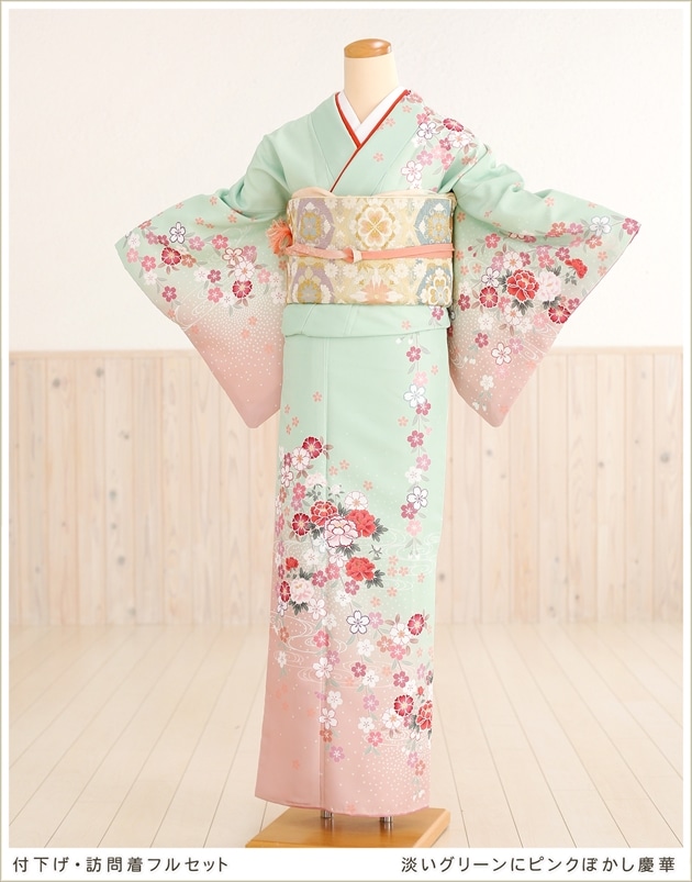 七五三 母親 着物 レンタル 訪問着 フルセット 卒業式 入学式 卒園式