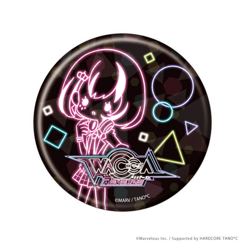ホログラム缶バッジ(65mm)「WACCA」02/ランダム(全6種)(ネオンサイン