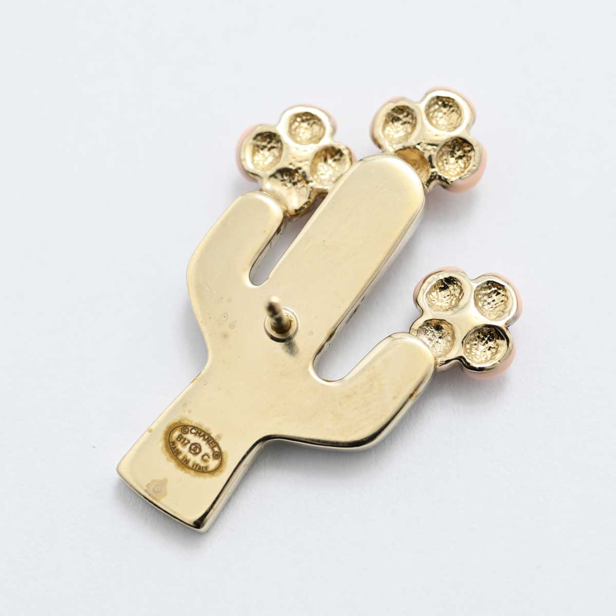 シャネル CHANEL サボテン ピンブローチ カメリア ココマーク フェイク