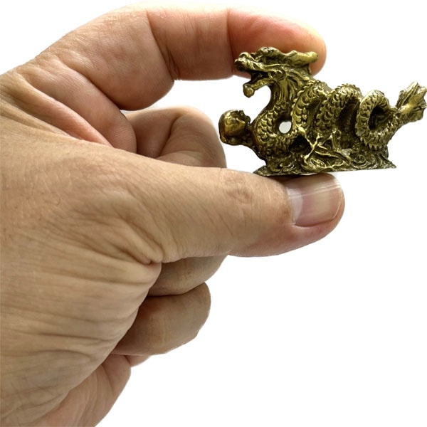 銅製龍ミニ K-88 ネコポス便なら【送料無料】｜開運,風水,グッズ・玩具