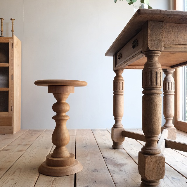 ろくろ展示台 スツール ｜古家具,椅子 チェア｜古家具・アンティーク