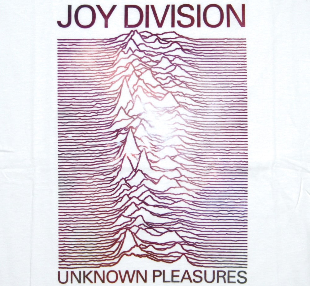 Joy Division / Unknown Pleasures Tee 24 (White/Gradient) | Music,J
