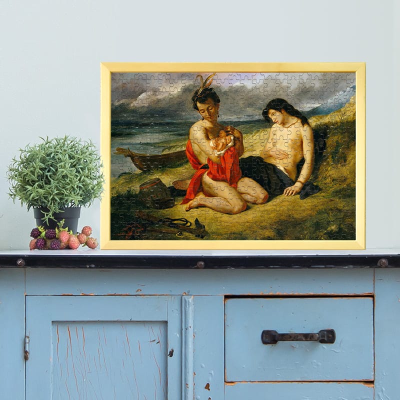 ナッチェス族 ウジェーヌ・ドラクロワ ジグソーパズル アートパズル