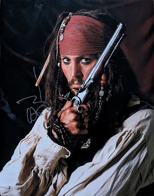 ジョニー・デップ 直筆オートグラフ（大判） | オートグラフ（直筆