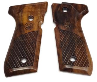 Beretta グリップ ベレッタM92FS用 実物M92Fシリーズ木製グリップ