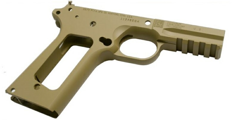 DETONATOR カスタムフレーム COLT M45A1 TANカラー東京マルイ M1911