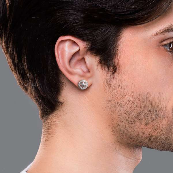 サンシンボル＆アラベスク シルバー925ピアス｜全てのシルバー