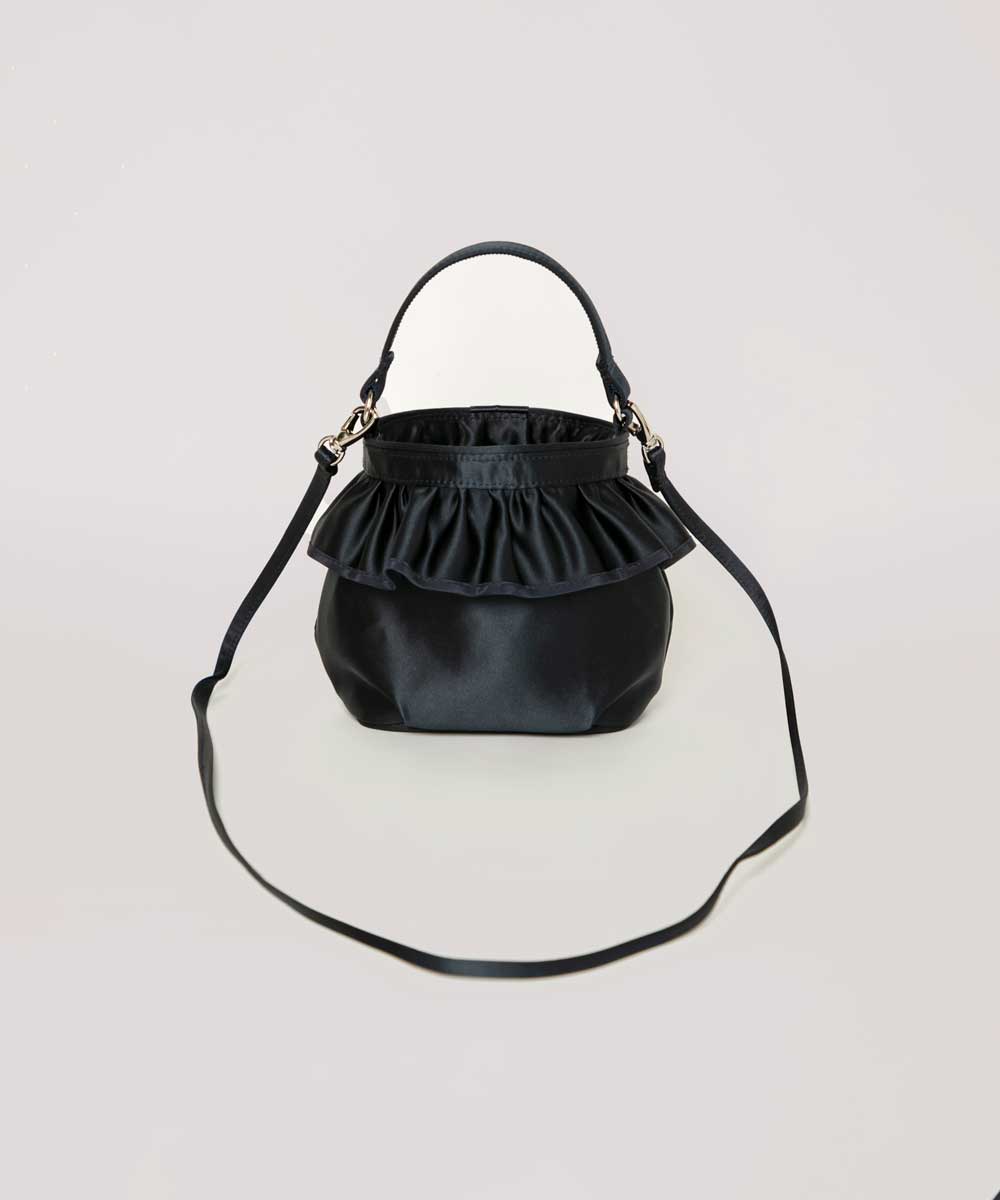 フィグ（サテンネイビー） | bag,fig | setsuko sagittaire