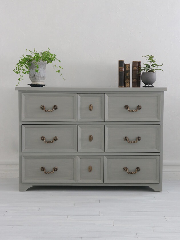 BLANC D'IVOIREチェストJEANNEグレーストーン