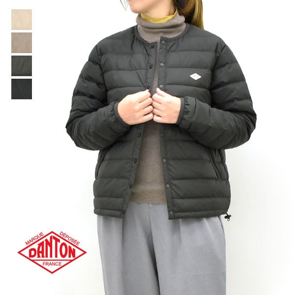 25FW】DANTON ダントン クルーネック インナーダウンジャケット DT