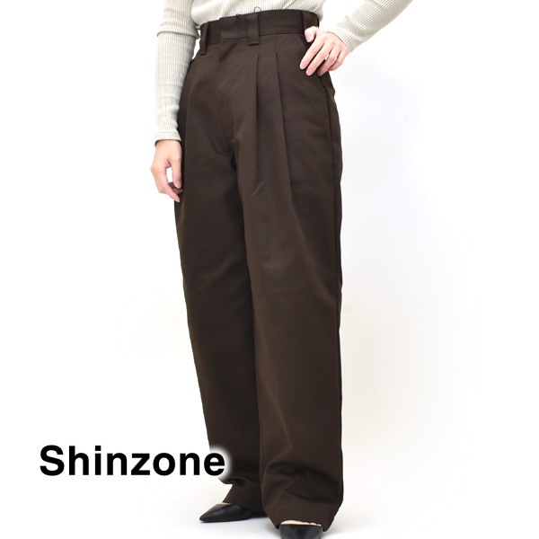 THE SHINZONE シンゾーン TOMBOY PANTS トムボーイパンツ ハイウエスト