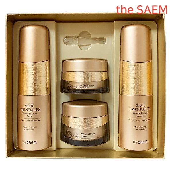 the saem]ザセム スネイル エッセンシャル EX スキンケア 3種セット
