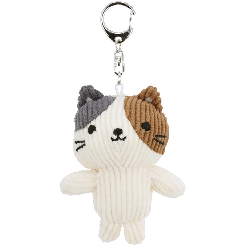 ぬいぐるみ付き キーホルダー コーデュロイ マスコット かわいい きー