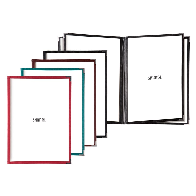 ABW-9（A4 8ページ仕様） クリアアメリカン メニューブック｜メニュー