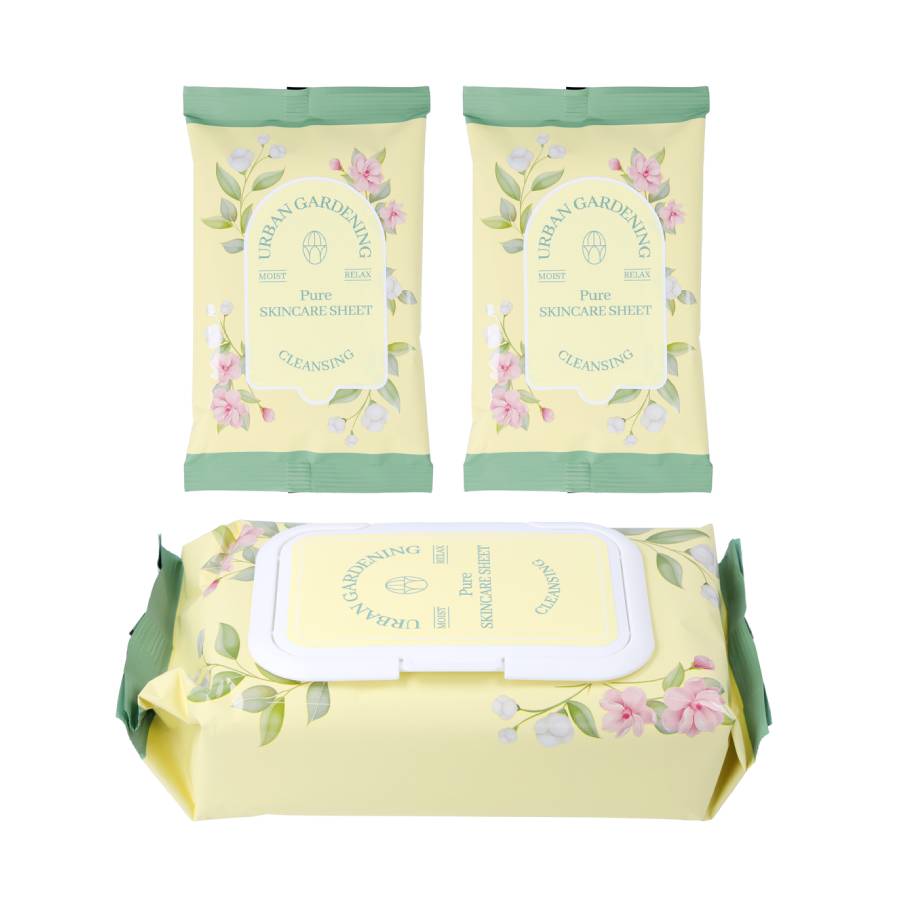 Urban Gardening (アーバンガーデニング)ピュアスキンケアシート 80枚