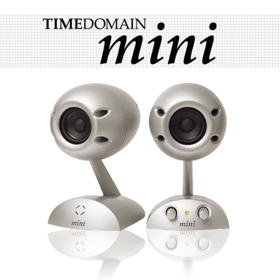 TIMEDOMAIN mini スピーカー シルバー アダプター付 TIMEDOMAIN miniニュースリリース― TIMEDOMAIN (心のオーディオ ～自然