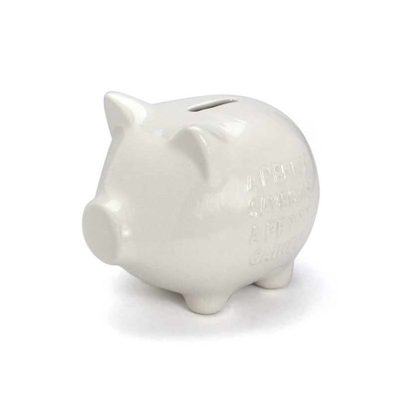 Crackle Piggy Bank / クラックル ピギー バンク ぽってりとした