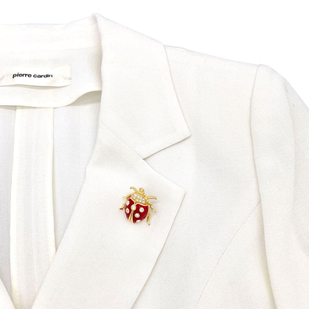 Christian Dior クリスチャン・ディオール ピンブローチ てんとう虫