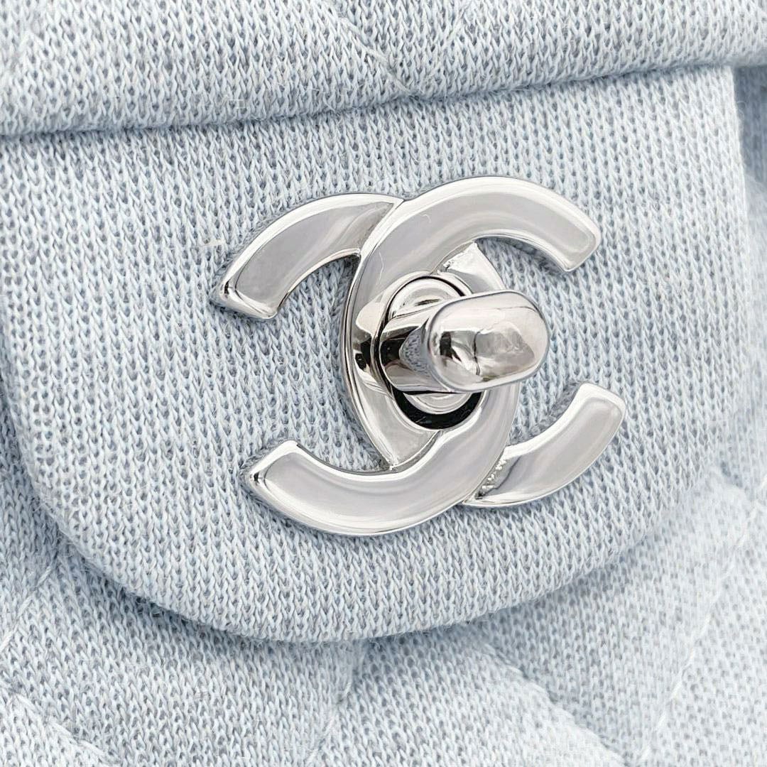 CHANEL シャネル マトラッセ23 チェーンショルダーバッグ コットン