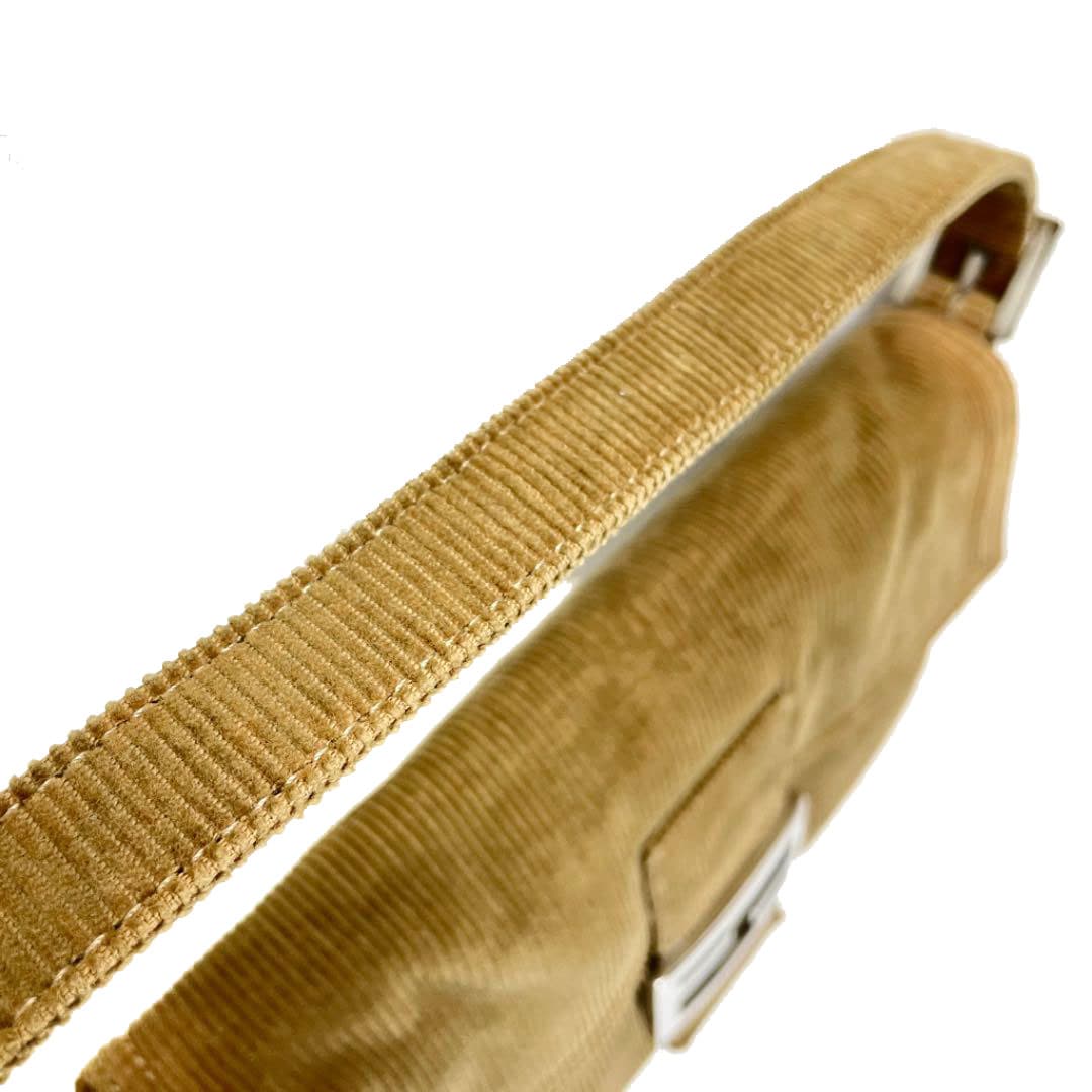 FENDI フェンディマンマバケット コーデュロイ ショルダーバッグ