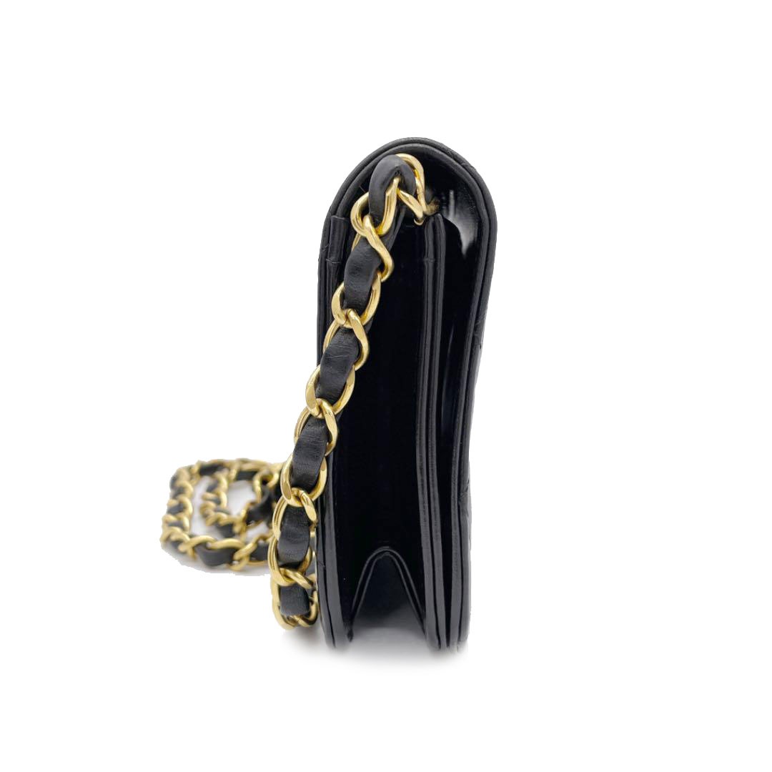 CHANEL シャネル ミニマトラッセ チェーンショルダーバッグ プッシュ