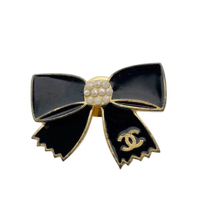 CHANEL シャネル ピンブローチ3点セット マトラッセ リボン ココマーク