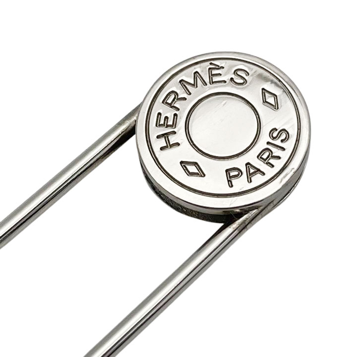 HERMES エルメス セリエ ピンブローチ 安全ピン シルバー