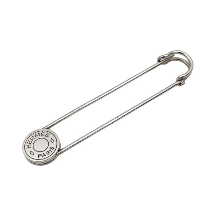 HERMES エルメス セリエ ピンブローチ 安全ピン シルバー
