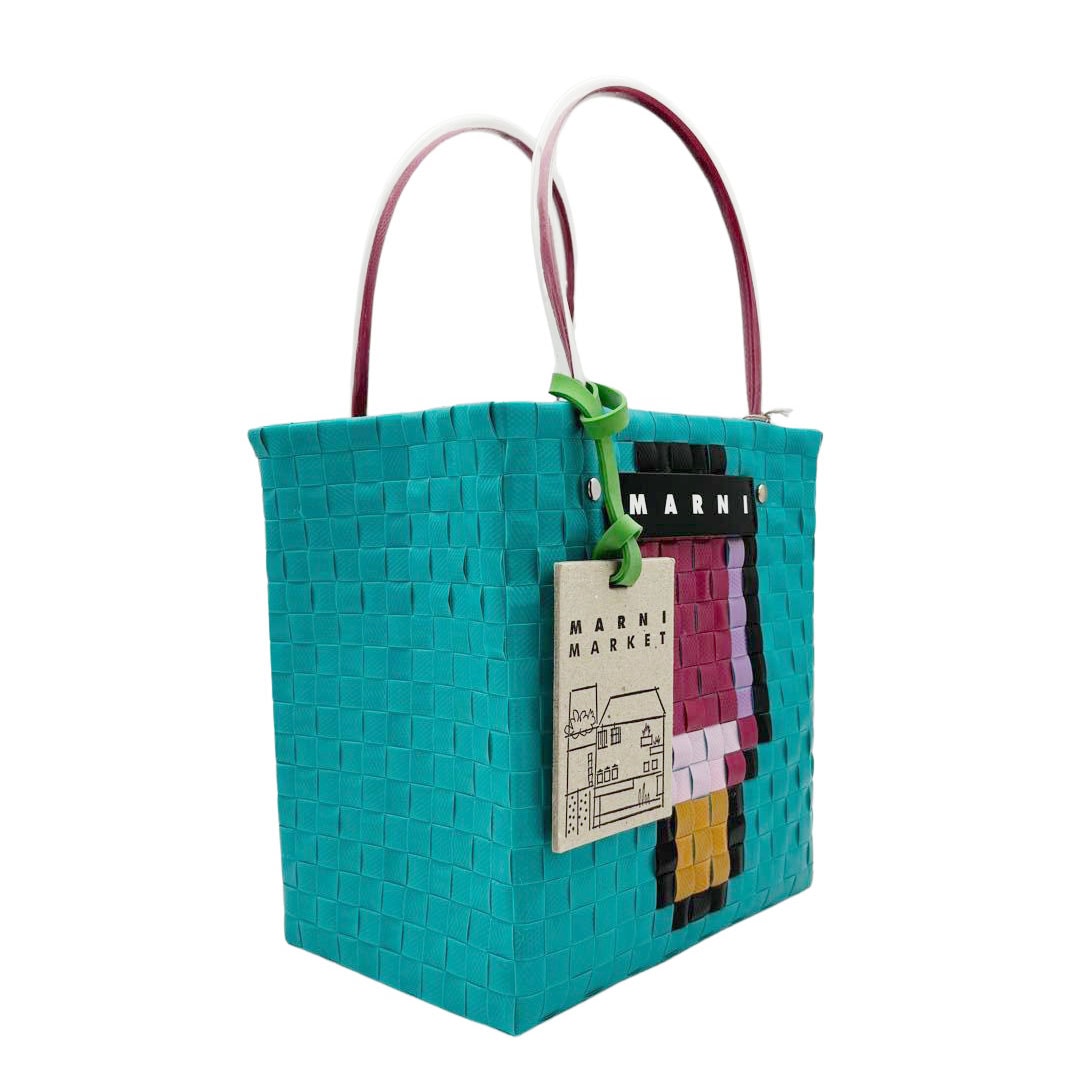 MARNI マルニ マーケット ミニピクニックバッグ フラワーカフェ サマー