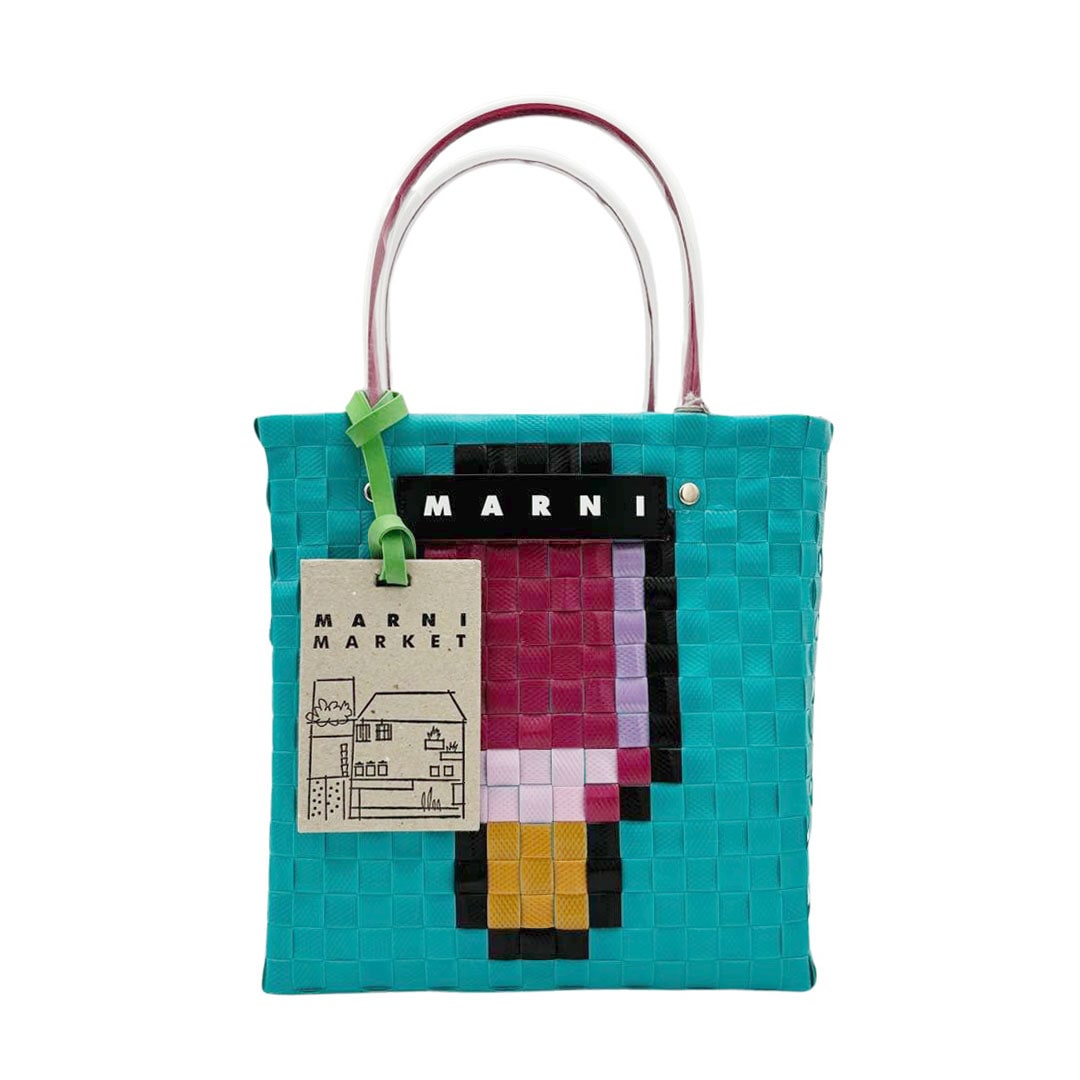 MARNI マルニ マーケット ミニピクニックバッグ フラワーカフェ サマー