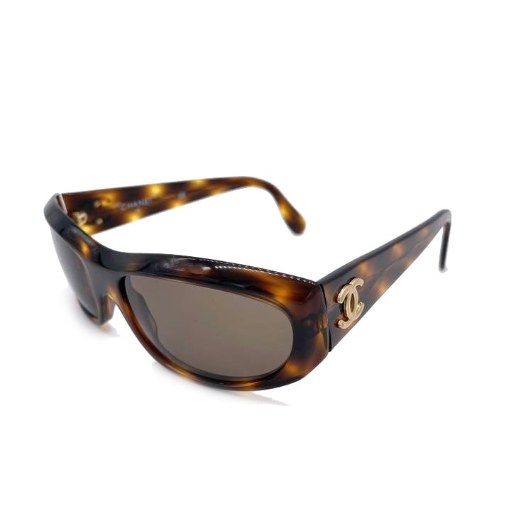 CHANEL シャネル サングラス ココマーク べっ甲柄 ブラウン 04154