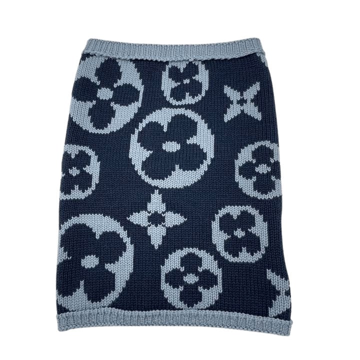 LOUIS VUITTON ルイヴィトン スヌードグランフロア モノグラム ニット