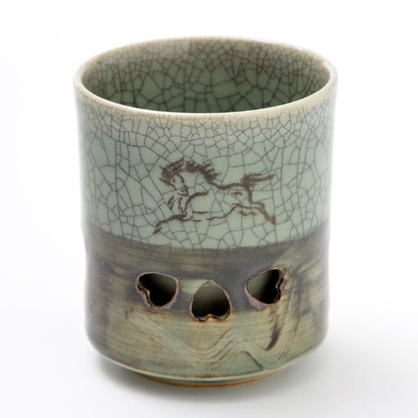 大堀相馬焼 松永窯 二重湯呑み(2.8寸) | すべての商品 |福島県の伝統