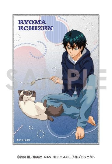 新テニスの王子様 アクリル色紙～くつろぎタイム～ 1.越前リョーマ