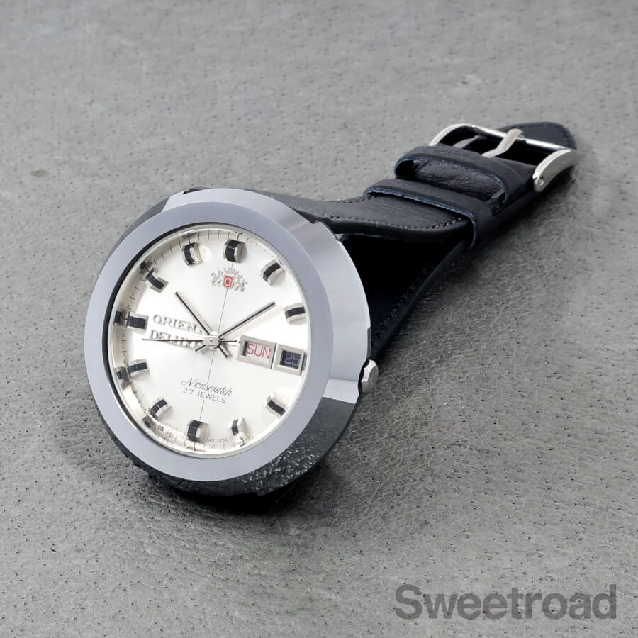 オリエント デラックス ノンスクラッチ 超硬合金ケース 1970年代 w
