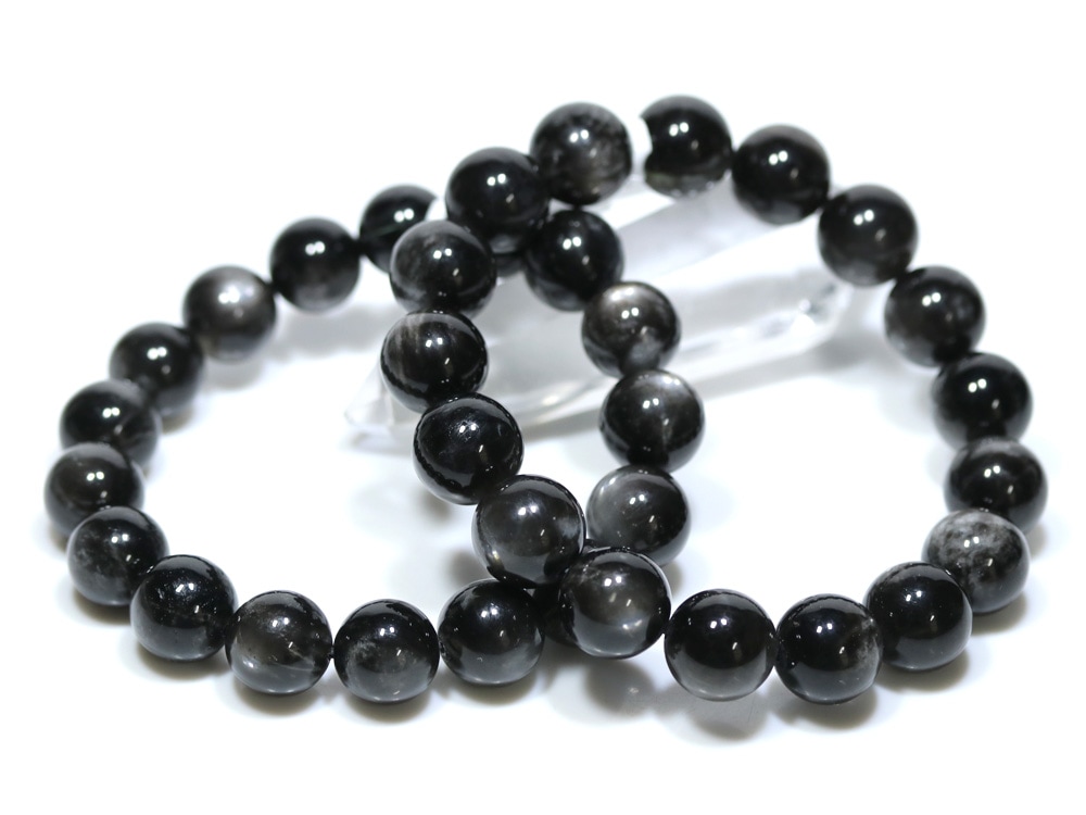 ☆高品質☆【ブレスレット】ブラックスターアクアマリン (3A) (約12