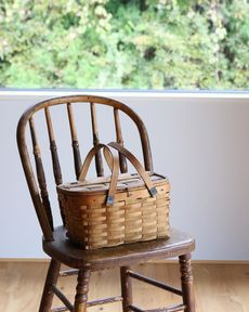 ラタン ピクニックバスケット トランク型 A