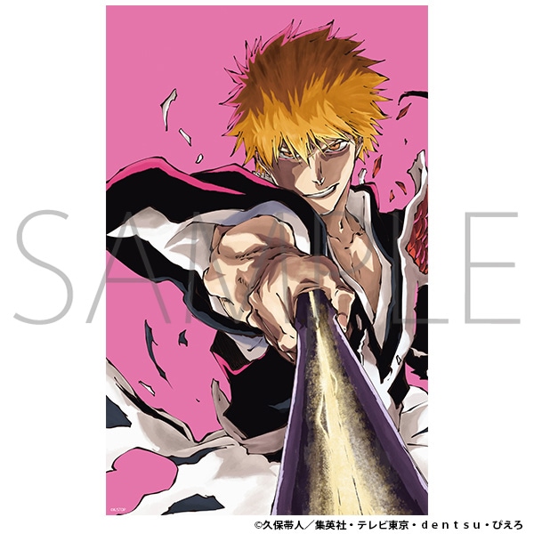 BLEACH 千年血戦篇 クリアポスター 黒崎一護 CALL YOUR NAME VISUAL