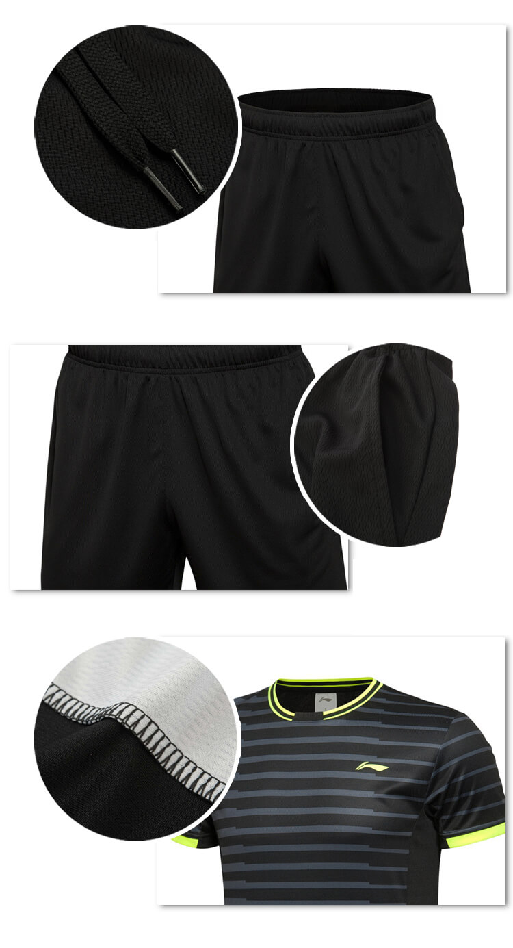 超特価】LI-NING AATL039 ゲームシャツ・ハーフパンツ(ユニ) 上下