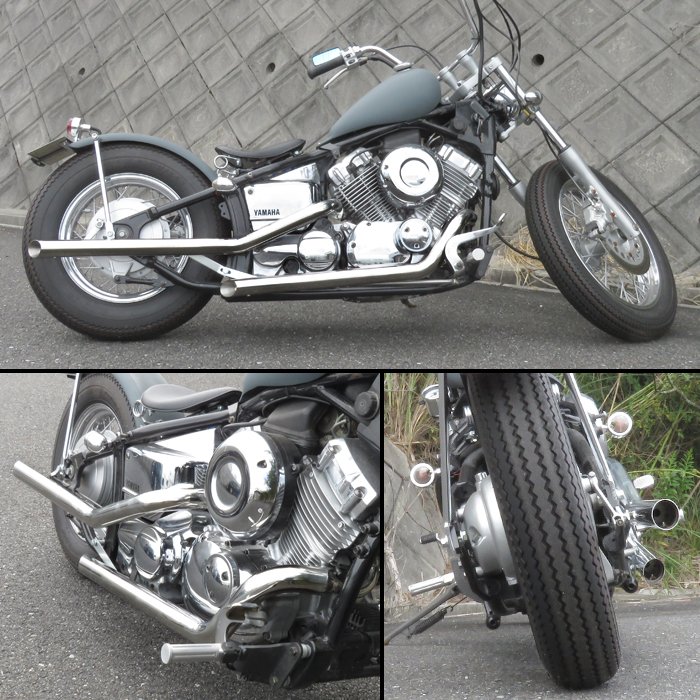 ヤマハ ドラッグスター400 クラシック400 DS4 DSC4 ドラッグパイプ